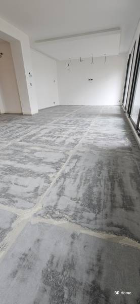 Sol en béton ciré décoratif sans joint à Dijon