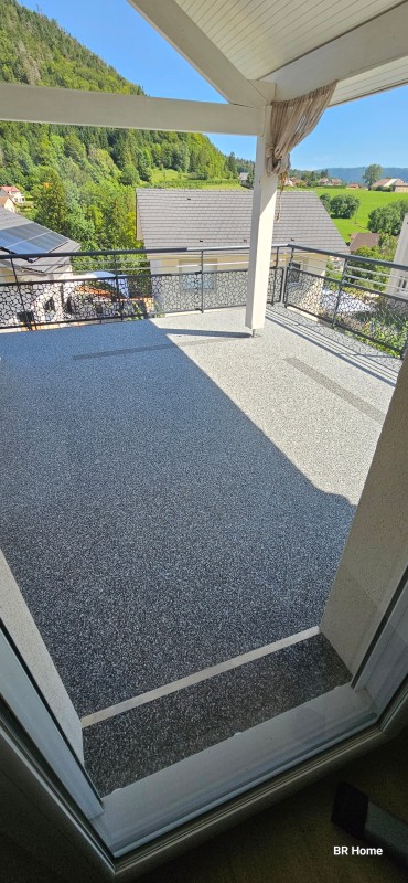 Revêtement de sol en résine, Tapis de pierre avec motif à Jougne proche de Pontarlier