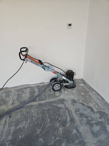 Sol en béton ciré décoratif sans joint à Dijon